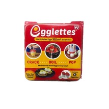 Egglettes Egg Cooker Hard Boiled Eggs without the Shell 4 Egg Cups As Se... - £9.69 GBP