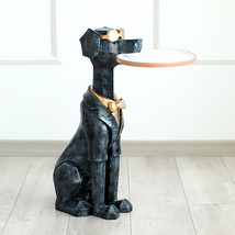 Nordic Light Luxury Living Room Sitting Dog Tray Statue Sofa Table 32x18x62 - £478.81 GBP