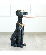 Nordic Light Luxury Living Room Sitting Dog Tray Statue Sofa Table 32x18x62 - £468.32 GBP