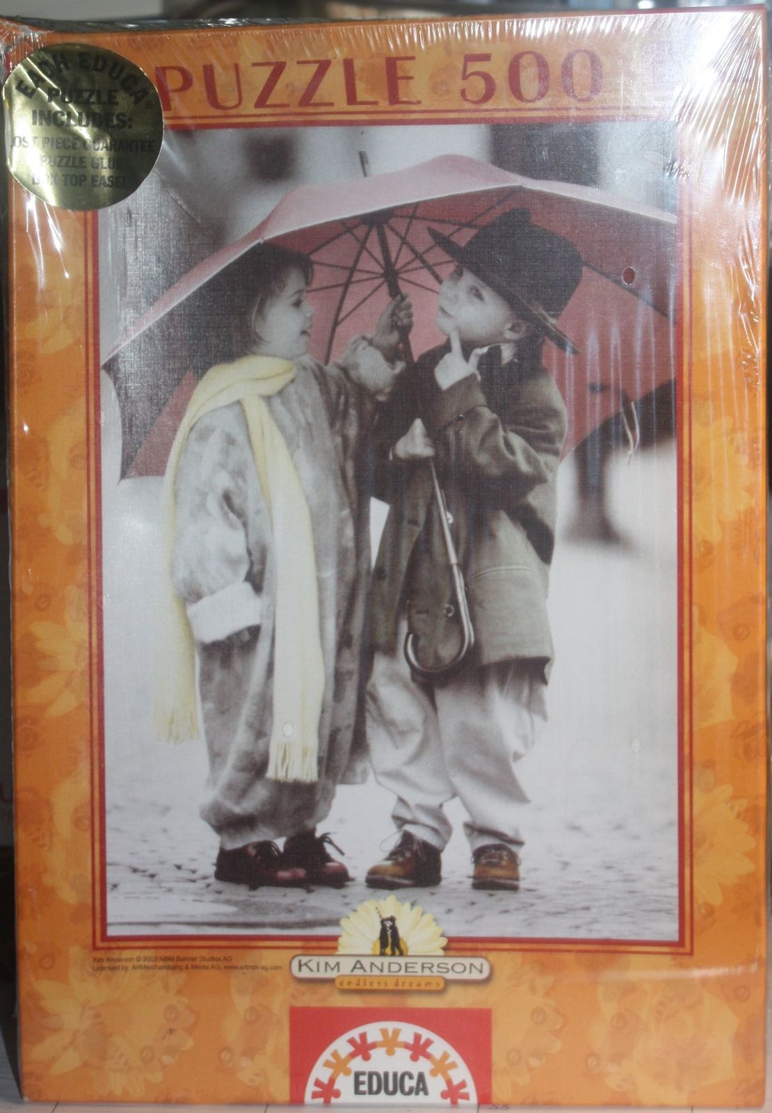 2003 EDUCA Caught in the Rain 500 Piece Puzzle - Sealed - $12.00