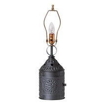 Small Paul Revere Lamp Base in Smokey Black Tin - £67.93 GBP