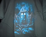 TeeFury Doctor Who LARGE &quot;The Doctor&#39;s Judgement&quot; Terminator Parody CHAR... - $14.00