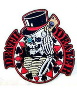 DEATH DEALER CARDS EMBRODIERED PATCH jacket biker P510 iron on or sewon ... - $6.50 CAD