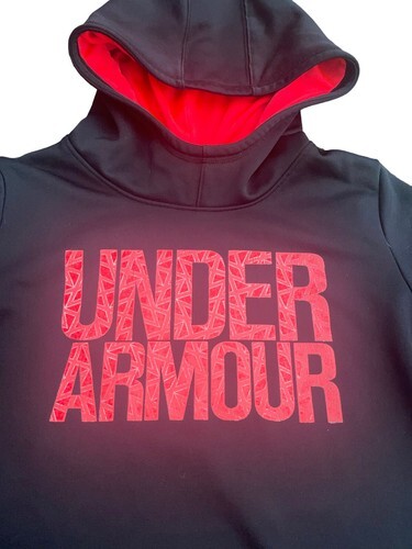 Youth Girls UNDER  ARMOUR XL Loose Fit Cold gear Hoodie Great Condition  Item image 5
