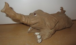 Vintage Elephant clay art sculpture Dave Grossman Designs   - $25.00