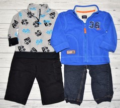 Infant 12-18m 2pc Outfit LOT 2 Carters Fleece Top Wonderkids pants Carte... - £7.70 GBP