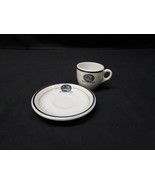 OLD Brunswick Springs Hotel Demitasse Cup &amp; Saucer - BLOOMFIELD VT, STRA... - $139.96