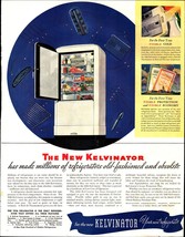 1936 Kelvinator refrigerator vintage photo Print Ad nostalgia A4 - £20.65 GBP