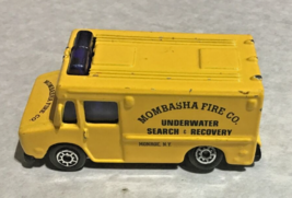 Maisto MOMBASHA Fire Co Underwater Search-Recovery Truck Monroe NY Yellow - £5.84 GBP