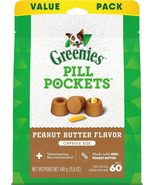 Greenies Pill Pockets for Dogs Capsule Size Natural Soft Dog Treats with... - £17.30 GBP