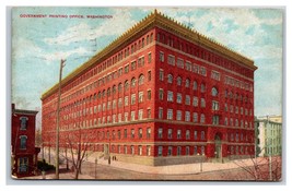 Government Printing Office Building Washington DC 1909 DB Postcard Q22 - £1.53 GBP