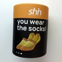 Sock Shh Unisex Sunshine In My Sole No Show Socks WC3 Yellow/Orange Size... - $9.95