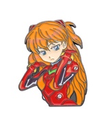 Asuka Langley Souryuu Brooch Metal Anime Pin Badge - £14.58 GBP