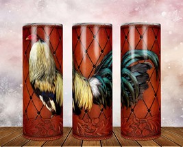 Skinny Tumbler with Straw, 20/30oz Rooster, awd-36 - £28.90 GBP+