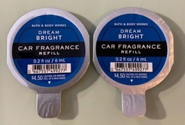 2 Bath Body Works Scentportable Dream Bright Car Fragrance Refill  Air F... - $12.08