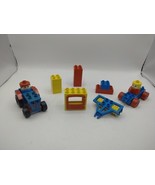 Lego Duplo VINTAGE SPREADER CULTIVATOR PLOW PART FARM BLUE TRACTOR People - $18.02 CAD