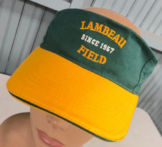 Lambeau Field Green Bay Wisconsin Adjustable Baseball Hat Cap VISOR - £10.69 GBP