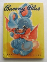 BUNNY BLUE ~ Vintage Childrens Rand McNally pre-Junior Elf Book ~ 1949 HB - $24.24