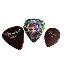 Guitar Pick Collection Scott Ian Anthrax Walking Dead &amp; Fender Lot of 3 - £17.30 GBP