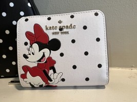 Kate Spade New York x Disney Minnie Mouse Zip Around Wallet New! - £71.14 GBP