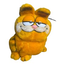 Vintage 1981 DAKIN GARFIELD Cat PLUSH STUFFED ANIMAL SITTING Orange Blac... - $25.26 CAD