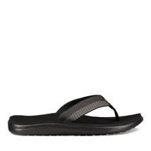 Teva men&#39;s voya flip flop in Black, Gray - size 9 - £30.46 GBP