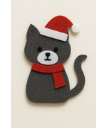 Christmas Felt Cat Tutorial – Felt Ornament Pattern PDF Pattern A4 - $7.20