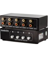 4-In 1-Out Rca 3.5Mm Auxaudio Switch Box Audio, Rca+Aux 4In-1Out/1In-4Out - $956.08 MXN