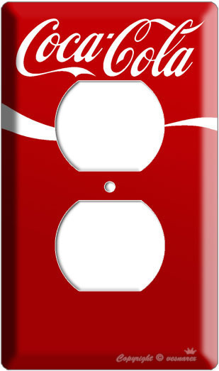 COKE COCA-COLA CLASSIC ELECTRIC OUTLET COVER WALL PLATE