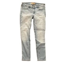Hollister Light Wash Super Skinny Blue Jeans Junior Size 7s 28x 29 in - £14.14 GBP