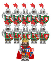 Medieval Thomas Grey of Heaton Knights Custom 11 Minifigures Lot - £16.68 GBP