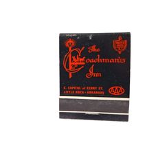 Vintage Matchbook The Coachman's Inn Little Rock AR Full Unstruck Advert... - $11.78