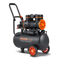 VEVOR Air Compressor 6.3 Gallon 1450W 3.35 CFM@ 90PSI 70 dB Ultra Quiet Oil Free - £194.77 GBP