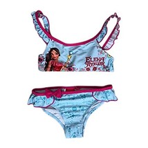 Disney Elena of Avalor 2 Pieces Bathing Suit for Girls (Sky Blue, 3 Years) - £10.27 GBP