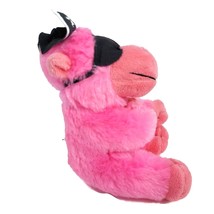 The Petting Zoo Pirate Monkey Chimp Ape Plush Toy 7&quot; Pink Black Hat Eyep... - $10.40