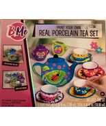 B.Me Paint Your Own Real Porcelain Tea Set, See Description Below for Co... - $27.62 CAD