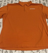 Whataburger Employee Uniform Polo Short Sleeve Shirt Size 2XL Orange Str... - £11.18 GBP