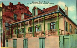 Madame Johns Legacy in New Orleans French Quarter Louisiana Postcard Posted 1959 - £8.71 GBP