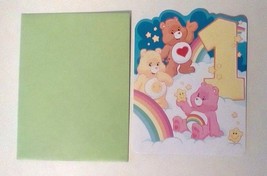 American Greetings Care Bears Happy Birthday Card One Year Old - £5.87 GBP