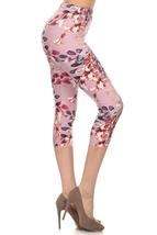 Multi-color Print, Cropped Capri Leggings In A Fitted Style With A Bande... - $6.00