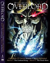 DVD Anime Overlord Season 1-4 (Volume 1-52 End + 2 Movie) English Dubbed - £53.86 GBP
