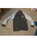 NEW NWT Chicago Bears Sweatshirt Jacket Fanatics NFL Black Charcoal Sz M... - $56.99