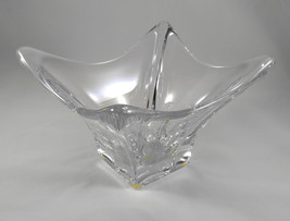 Vintage “CoFrac Art Verrier France” Art Glass Centerpiece Crystal Bowl -... - £74.75 GBP