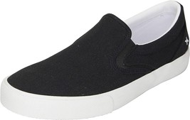 Hurley Mens Canvas Slip On Shoes,Black/White,9M - £63.20 GBP