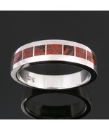 Dinosaur bone man's ring in sterling silver - $380.00