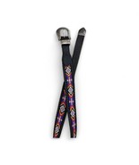 VTG Hand Beaded Leather Belt Silver Buckle 1991 Womens Size 30 Southwest... - $528.00 MXN