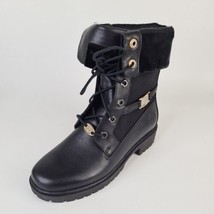 Timberland Lady Premium Fold 8 IN Winter Black 84316 Womens Boots Leather SZ 5.5 - £78.31 GBP