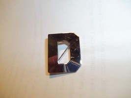Vintage Sterling Silver Pin Letter D  1&quot; - £10.94 GBP