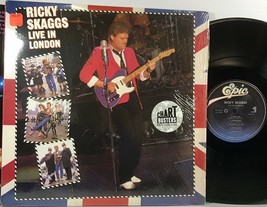 Ricky Skaggs - Live In London 1985 Epic FE 40103 Stereo Vinyl LP Near Mint - £7.04 GBP