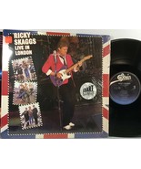 Ricky Skaggs - Live In London 1985 Epic FE 40103 Stereo Vinyl LP Near Mint - £6.99 GBP